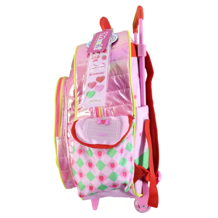 Mochila Escolar Cresko 2026 Simones 18" con Carro Art.SI946